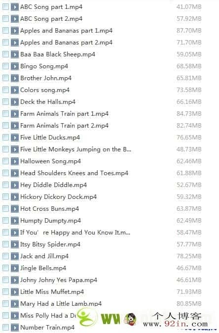 【推荐】1080P Dave and Ava 超高清3D儿歌 33集单集 合辑10集 (内嵌字幕 顶级美工)