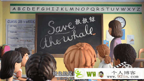 2019 BBC 动画短片《蜗牛和鲸鱼 The Snail and the Whale》 中英双字 百度网盘下载
