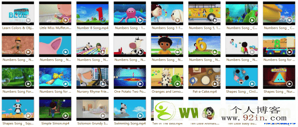 小宝贝布姆 Little Baby Bum 儿歌视频79首 720p/1080p