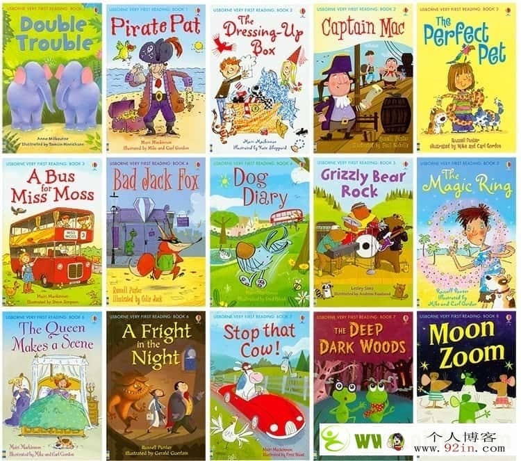 Usborne镇社之宝著名分级读物《My First Reading Library（我的第一个图书馆》50册绘本+音频