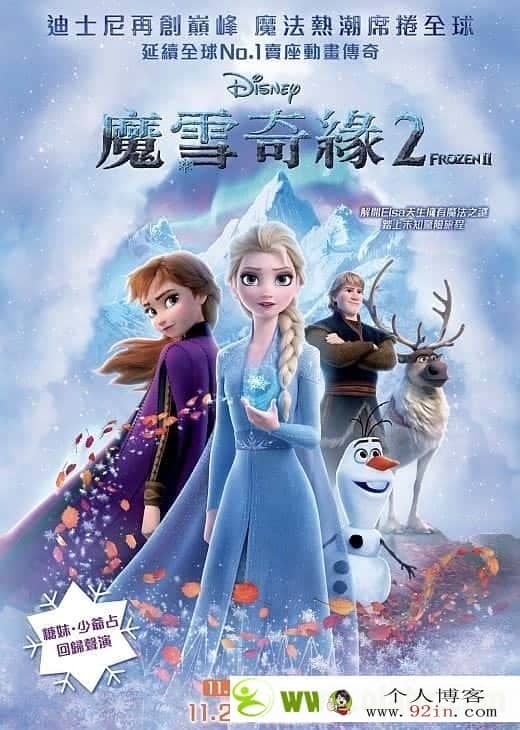 《冰雪奇缘2》 Frozen II 2019 1080p 百度网盘免费下载高清无水印版百度网盘下载