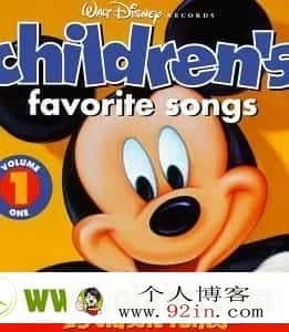 【推荐】迪斯尼最爱儿歌 Disney Children&#039;s Favorites Songs 百度网盘下载