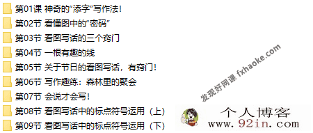 王芳《超级简单看图写话》音频教学课程百度网盘下载