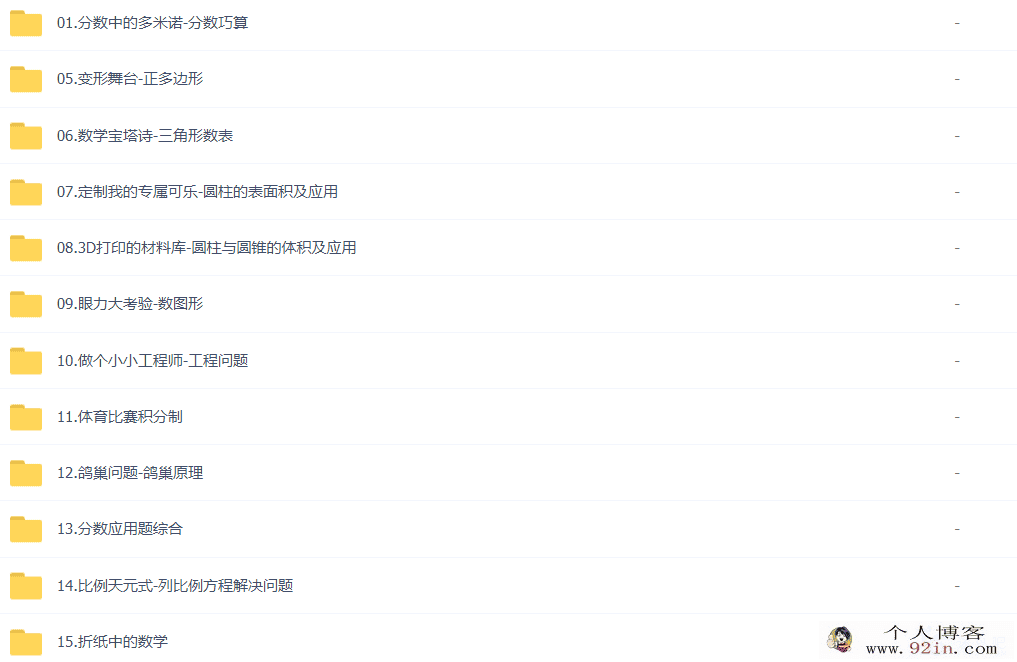 张新刚 2020秋季 六年级数学秋季A+班 16讲完结带讲义
