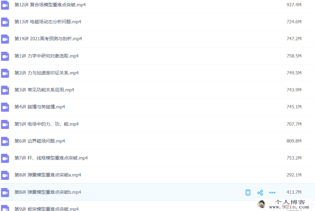 章进 2021高考 高三物理目标985春季二轮复习 14讲完结带讲义