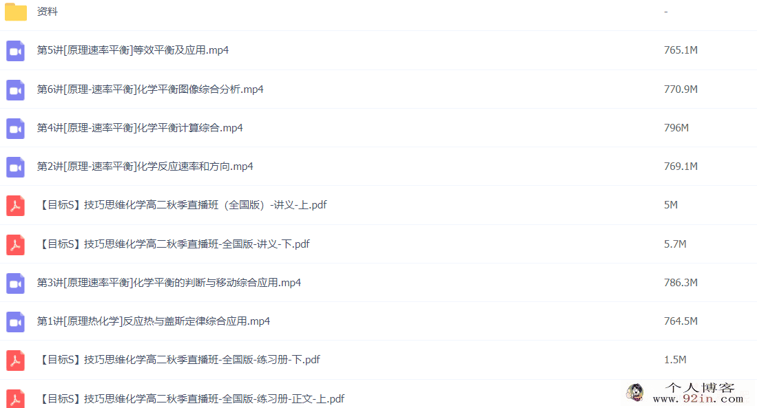 郑慎捷 2021秋 新高二化学技巧思维秋季班全国版 更新6讲