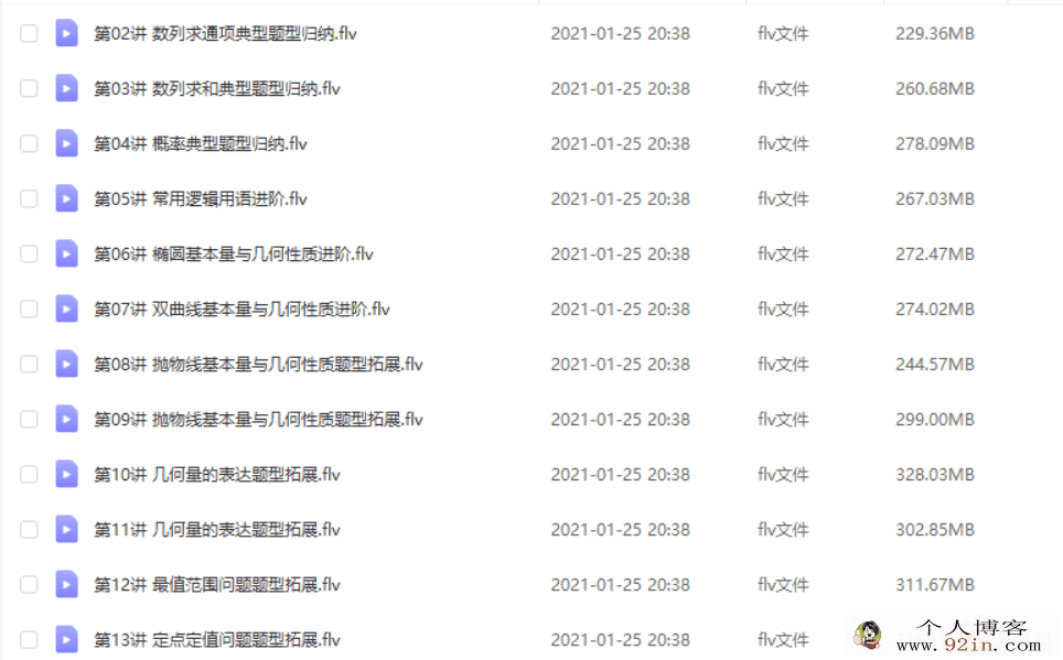 某而思 孙墨漪 2020秋 高二数学秋季直播班 15讲完结带讲义...