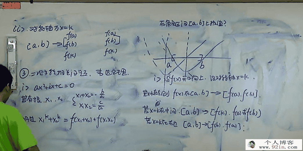 陈晨高一全国数学联赛班一元二次函数讲解-百度云下载