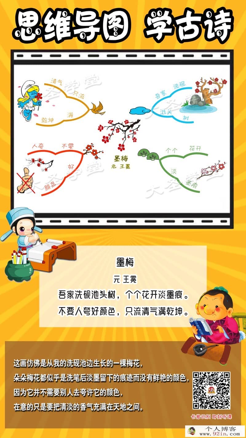 小学古诗思维导图150+100首