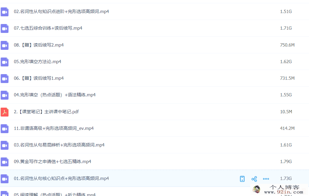 古容容 2021秋季 高二英语秋季尖端班 秋季班更新11讲