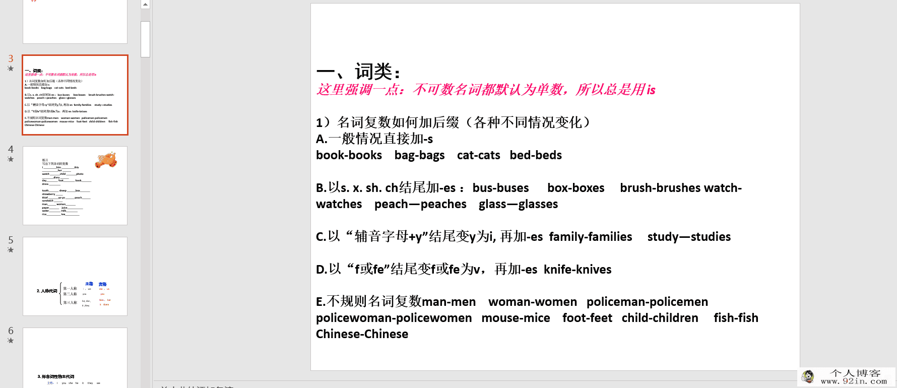 小升初英语语法知识点专项复习专题课件（18份） - 全国通用