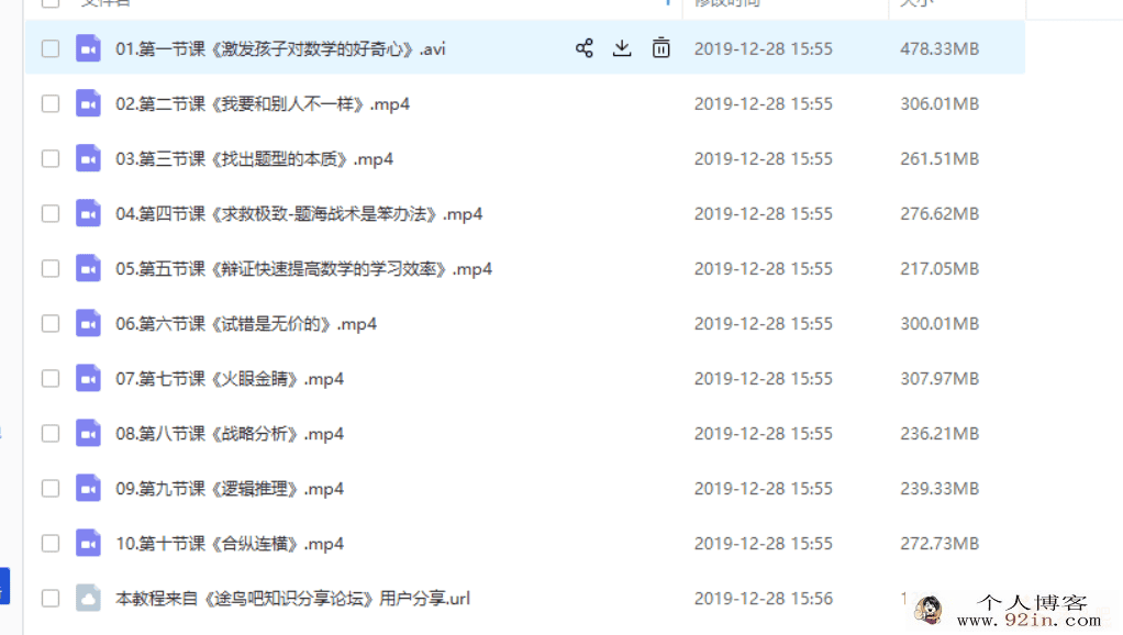 王昆仑数学素养课完结]资源百度云下载