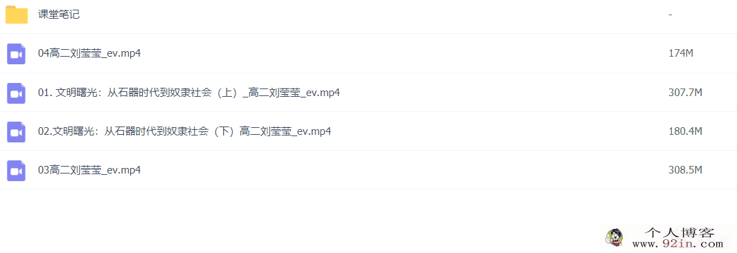 刘莹莹 2022春季 高二历史春季尖端班 春季班更新4讲
