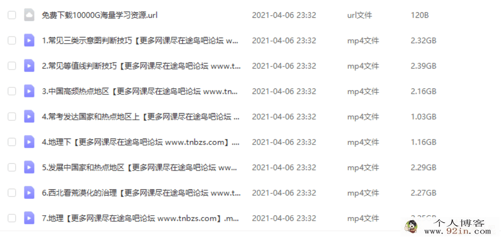 黄怿筱 2020暑假班 高二地理暑期尖端班7讲带讲义百度云下载