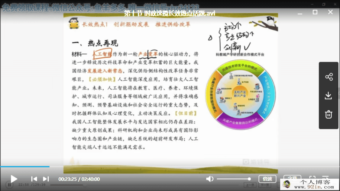 yfd 刘佳彬 高三政治春季班（视频+讲义）百度云下载
