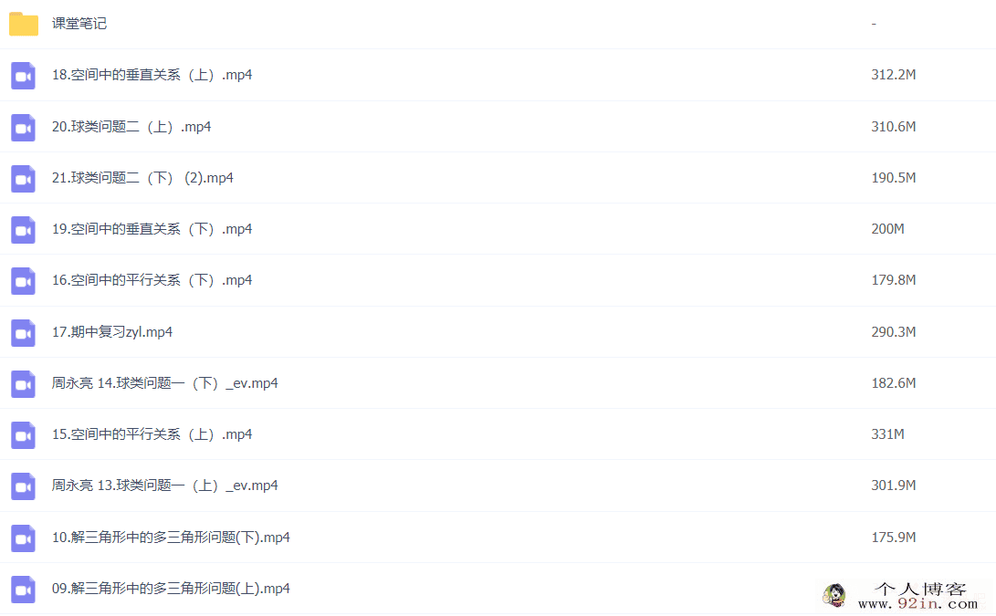 周永亮 2022春季 高一数学春季尖端班更新21讲