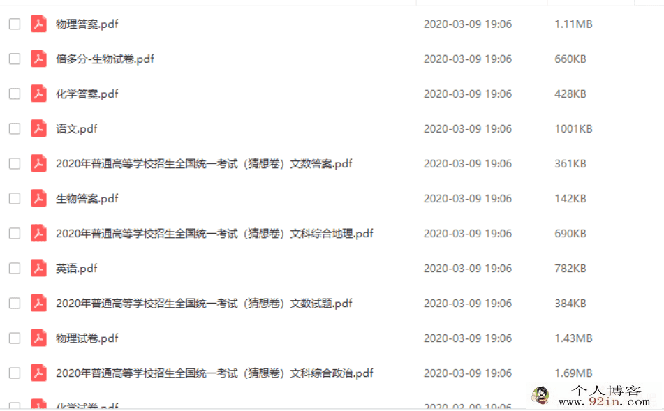 2020年普通高等学校招生全国统一考试 学科网王后雄猜题卷