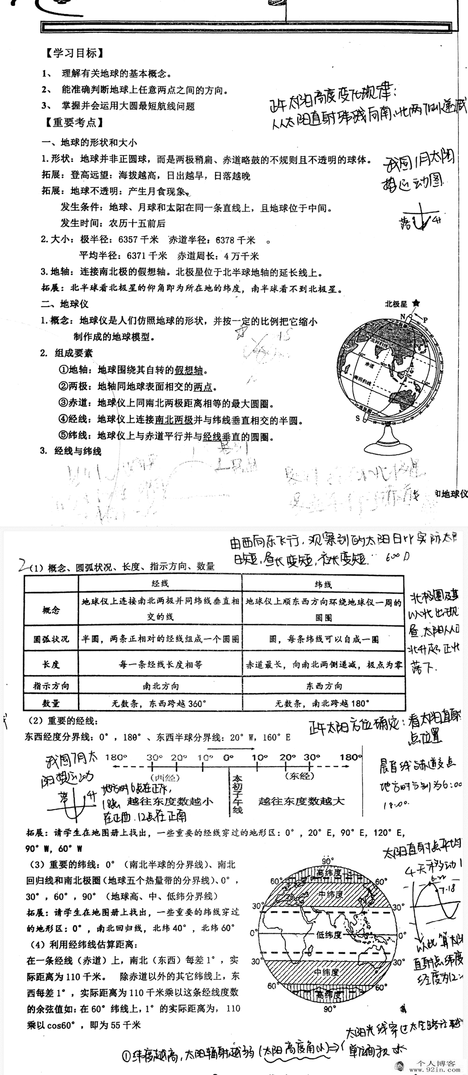 衡水中学状元高中地理笔记整理-百度云下载