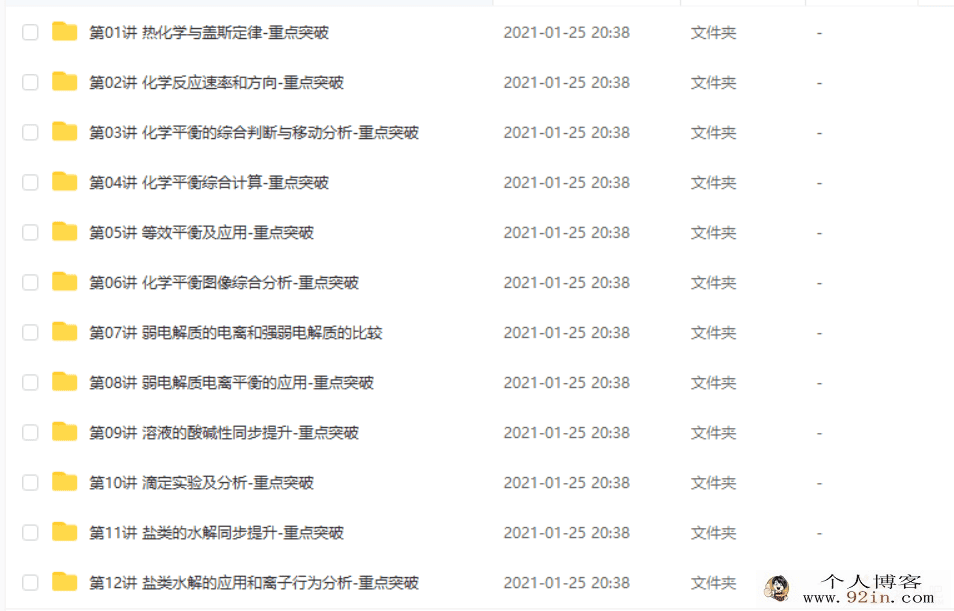 某而思 李炜 2020秋 高二化学秋季直播班16讲完结带讲义...