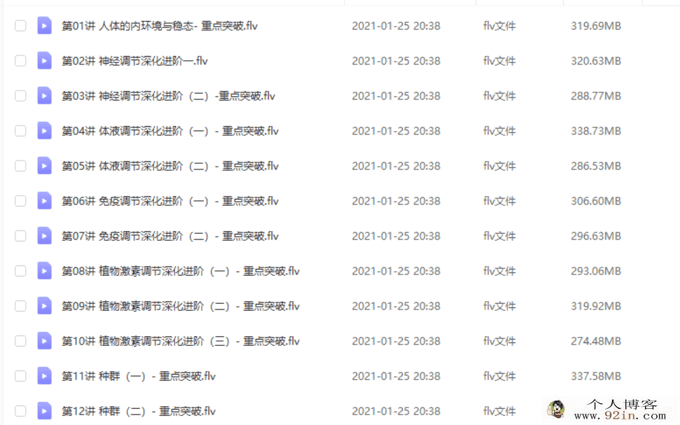 某而思 陆巍巍 2020秋 高二生物秋季直播班 16讲完结带讲义 ...