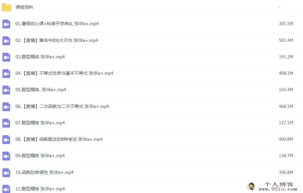 张华 2022秋 高一数学秋季尖端班更新13讲