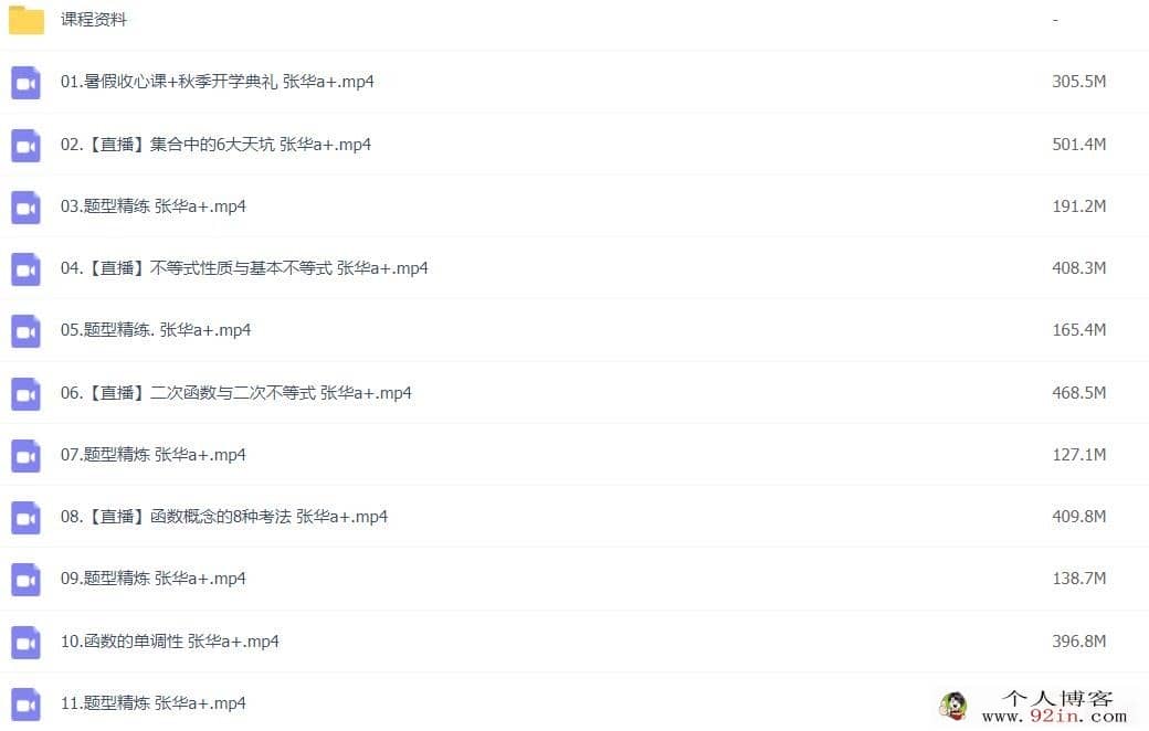 张华 2022秋 高一数学秋季尖端班更新25讲