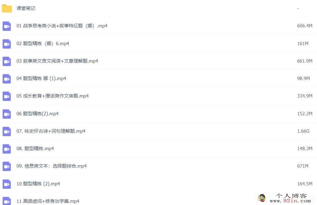 邵娜 2023秋 高二语文A+秋季班更新20讲
