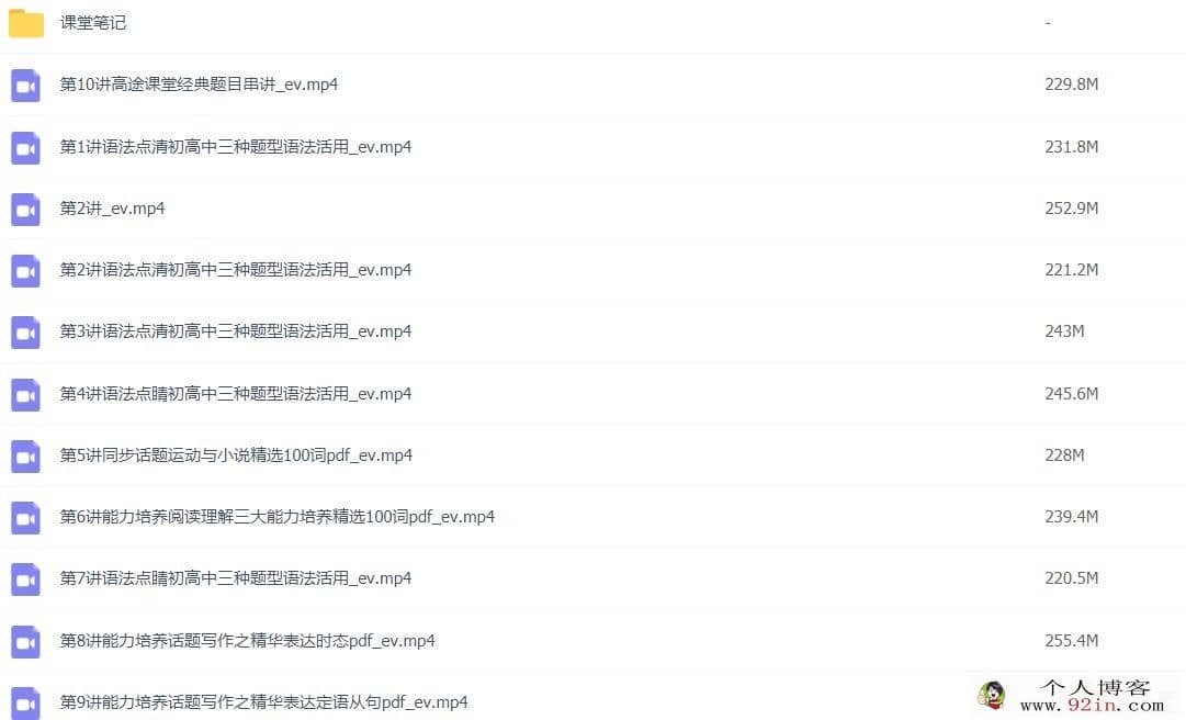 张丹 2022年暑 高一英语暑假班北京版 10讲
