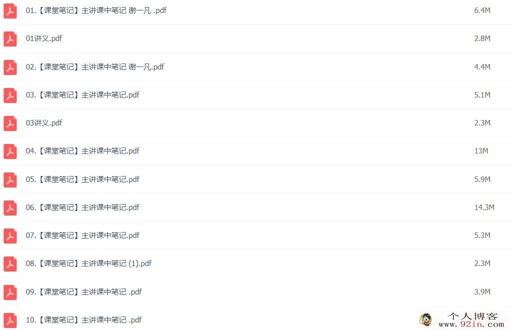 谢一凡 2022秋 高二生物秋季A+班更新30讲 百度网盘分享