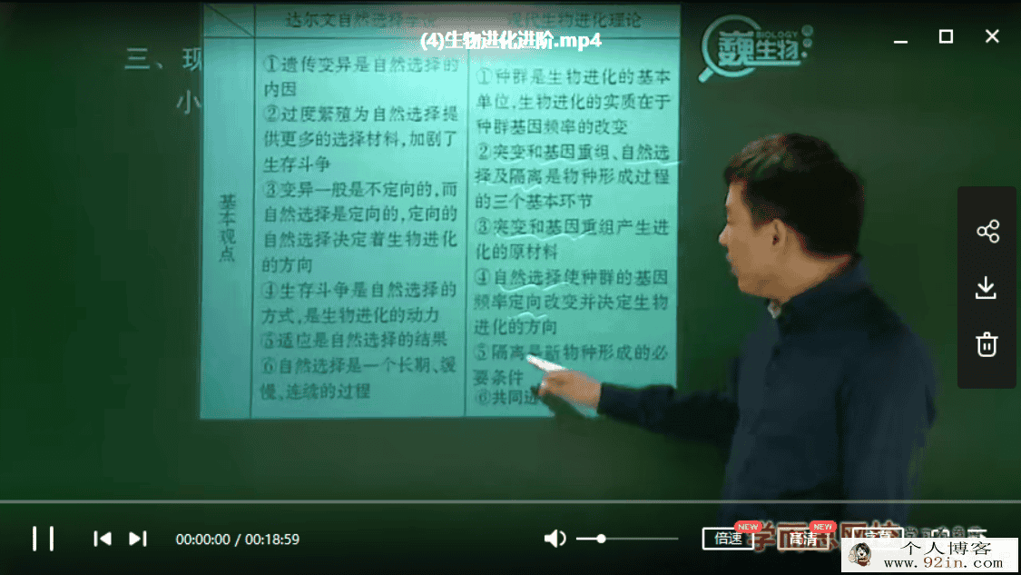 学而思网校 陆巍巍 高一生物必修2目标满分班19讲带讲义