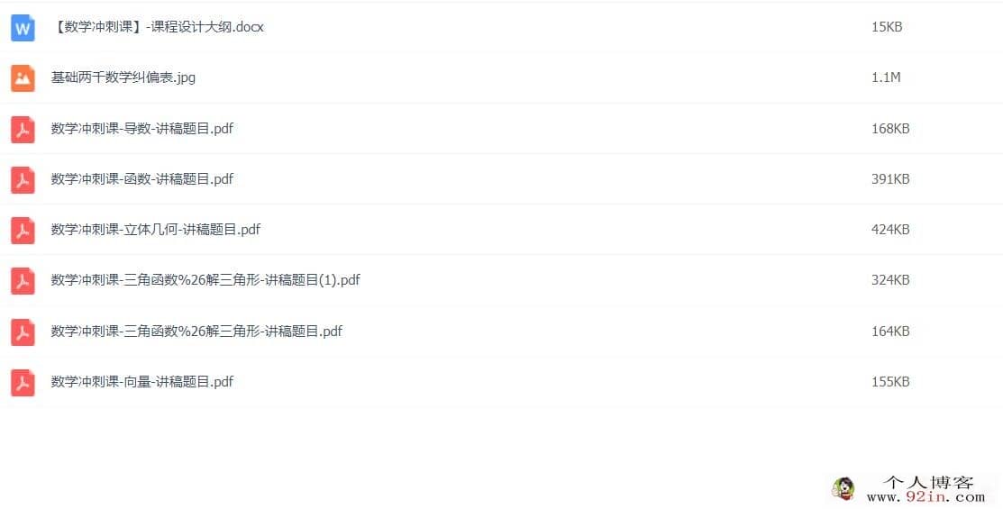 2022树成林高考数学冲刺班 32讲完结百度网盘分享