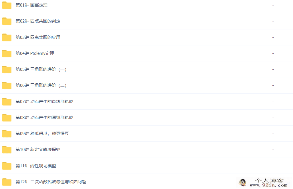 林儒强 2020暑期 初三数学暑期培优S班人教版14讲完结带讲义