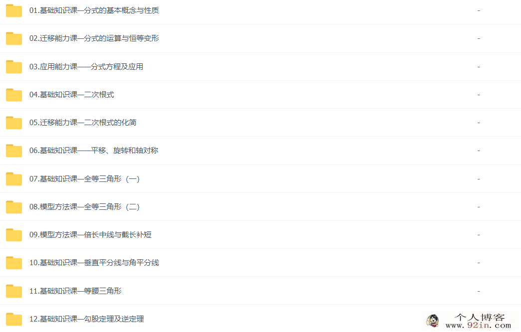 朱韬 2021春季 初一数学目标班 16讲带讲义完结