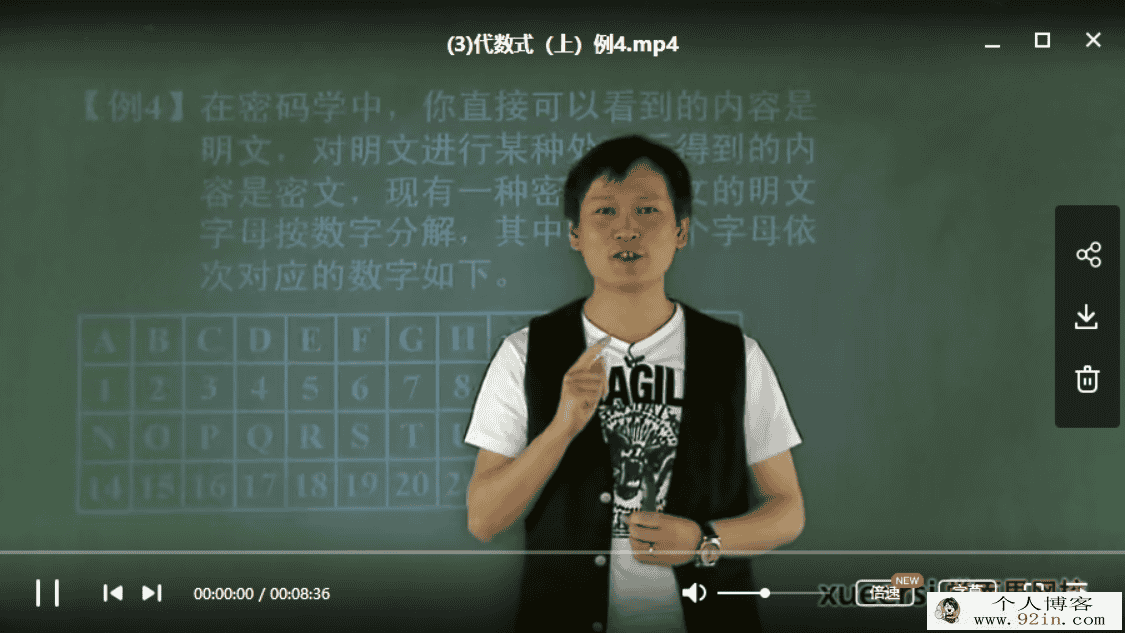 学而思 朱韬 新初一数学年卡（超常班）朱韬67讲带...
