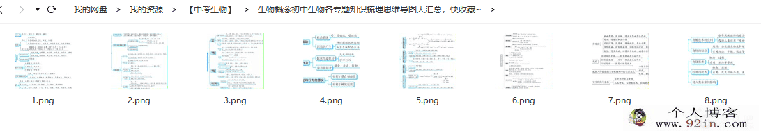 中考生物2020初中生物小中考精选复习材料