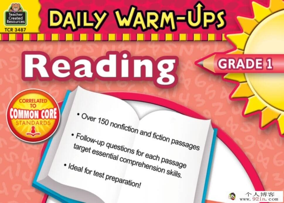 英文阅读理解分级练习册《Daily warm-ups Reading》