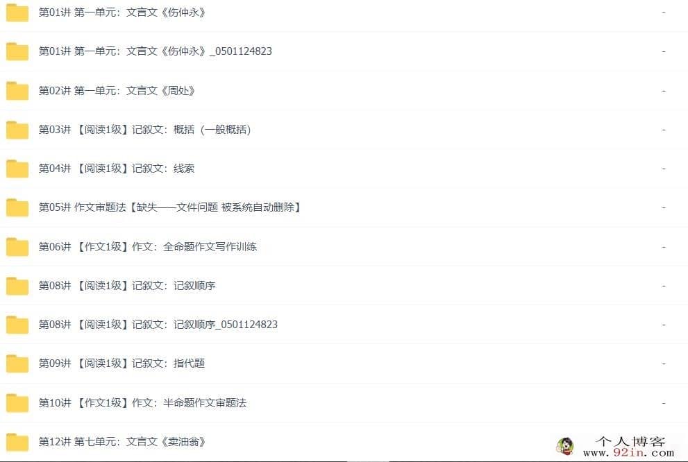 王帆 2019初一语文年卡目标满分班75讲沪教版