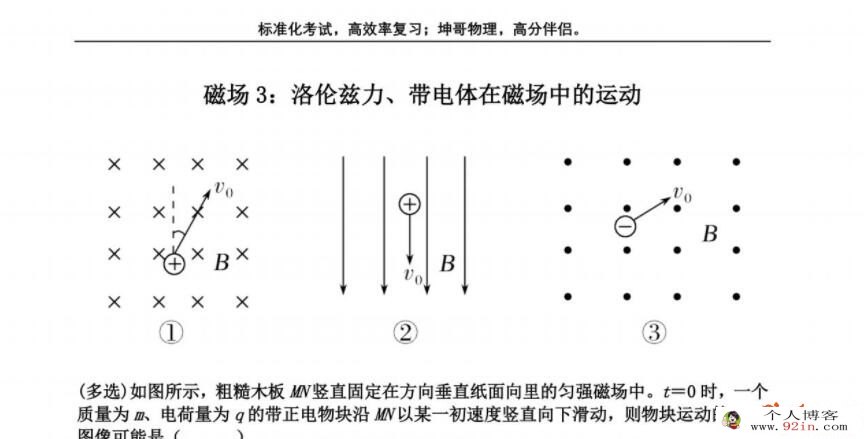 坤哥物理2023高考物理一轮复习秋季班更新36讲 百度网盘分享
