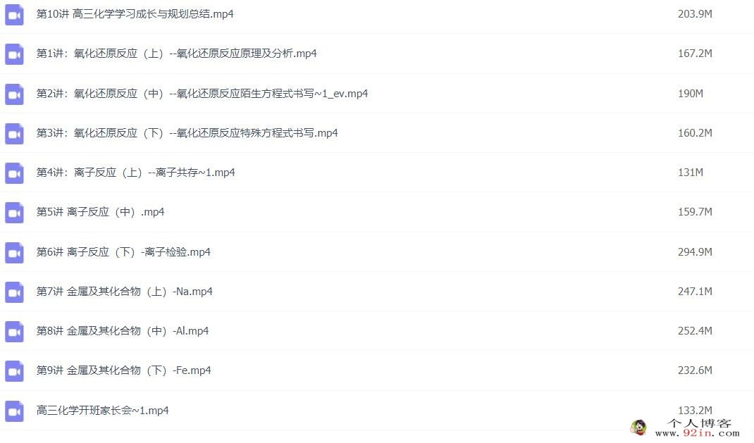 吕子正2023高考化学S班一轮复习暑秋联报 秋季班更新15讲完结 百度网盘分享