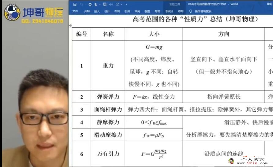 坤哥2023年高考物理二轮复习寒春联报 寒假班更新2讲 百度网盘分享