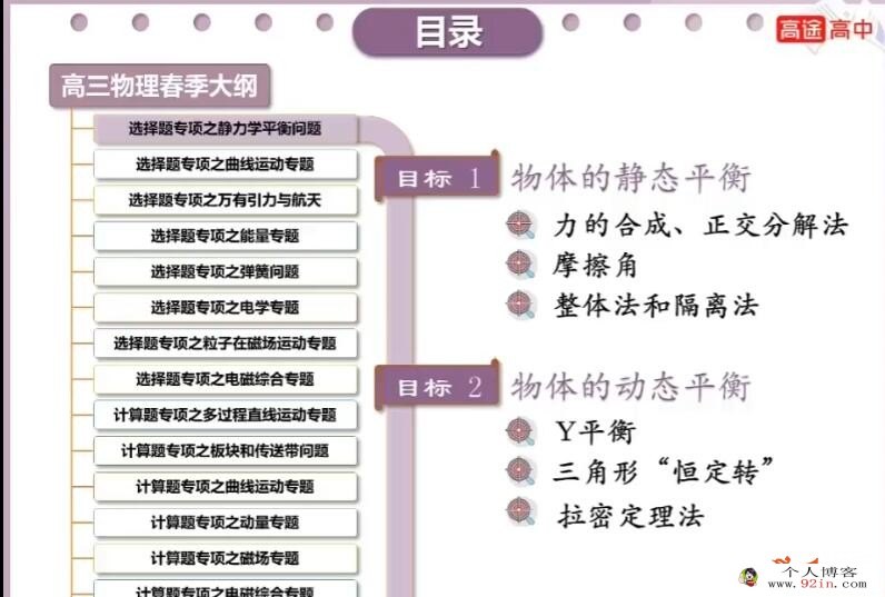 高明静2023年高考物理A+班二轮复习寒春联报录播课更新4讲直播课更新2讲 百度网盘分享
