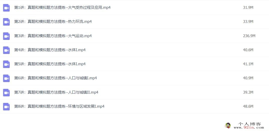 周欣2023年高考地理二轮复习寒春联报 春季班录播课更新4讲直播课更新2讲 百度网盘分享