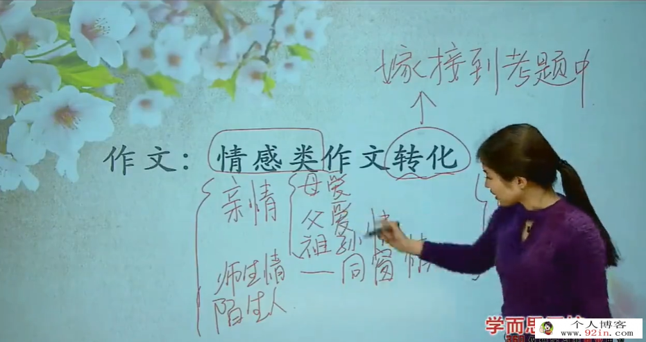 初中作文4级作文：情感类作文的转化王帆讲解-百度云下载