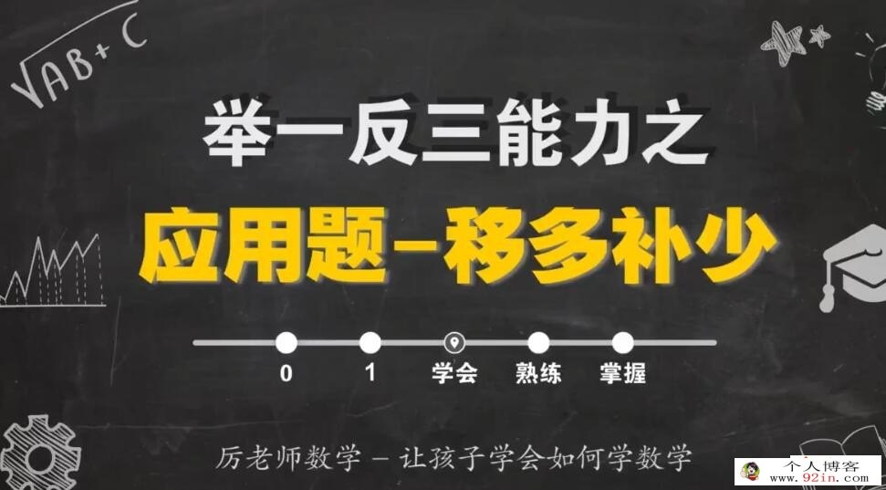 厉老师小学数学1-6年级数学思维课 318讲带讲义练习题 百度网盘下载