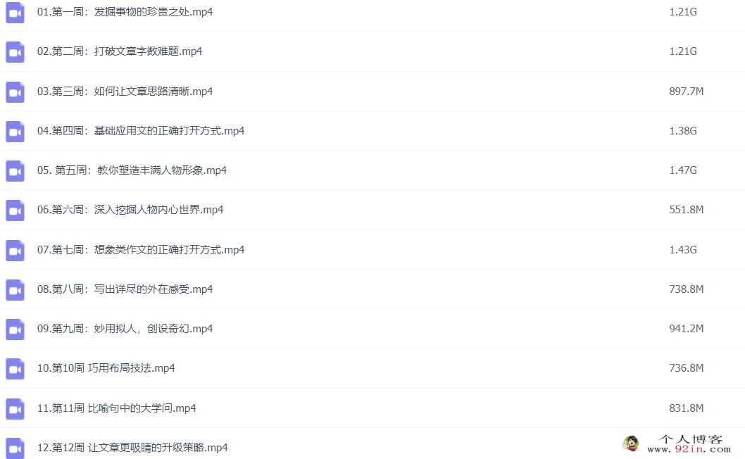 豆神大语文写作直播课 入门到高分12周完整版百度网盘下载