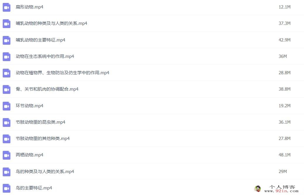 乐乐课堂初中生物 七八年级全+生物大百科191集 百度网盘下载