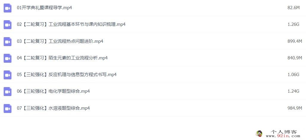 廖耀华2023高考化学二轮复习寒春联报 春季班更新7讲 百度网盘下载 百度网盘下载