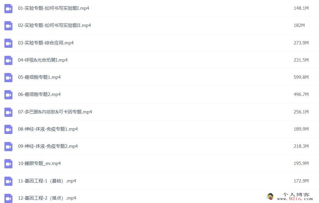 周芳煜2023年高考生物二轮复习寒春联报 二轮大题班更新21讲 百度网盘分享