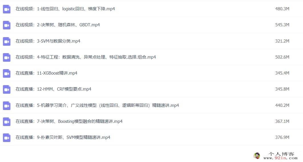 七月在线-机器学习集训营15期 七阶段完结 百度网盘下载